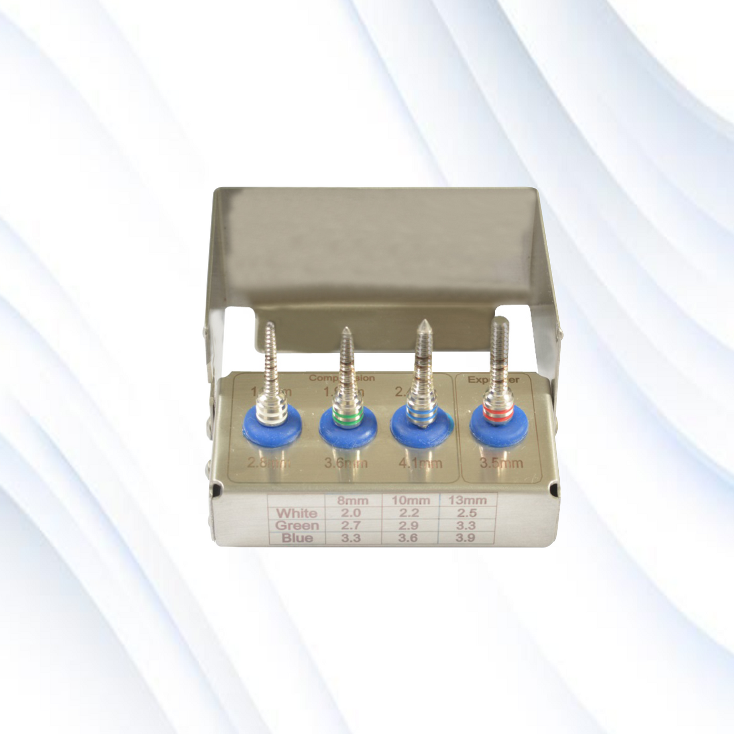 JED-283 Dental Compression Expander Screw Kit of 4 Pcs