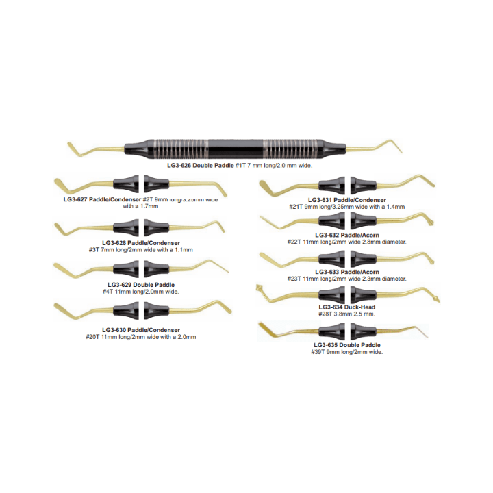 Composite Gold Tip Instruments Set of 10 Pcs