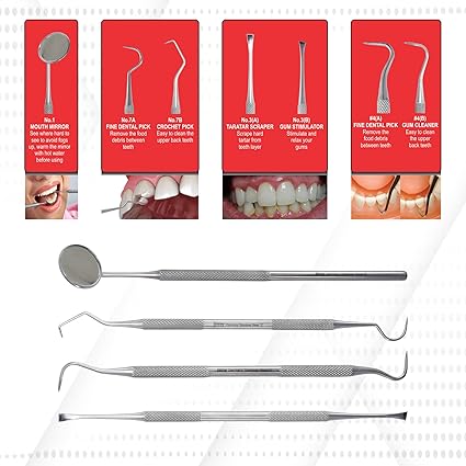 Jimy Dental Tools Set of 4Pcs