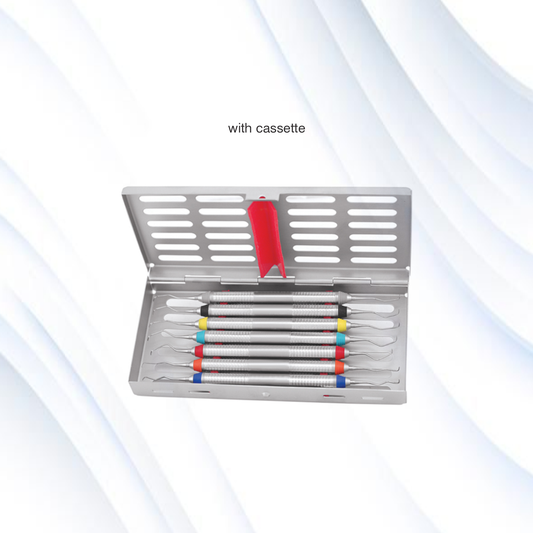 CURETTES COLOR CODED S7PCS #WIC  JED-279