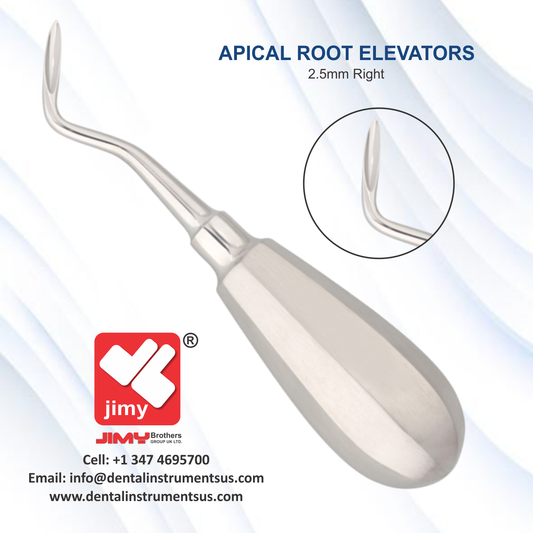 Apical Root Elevator 2.5mm Right
