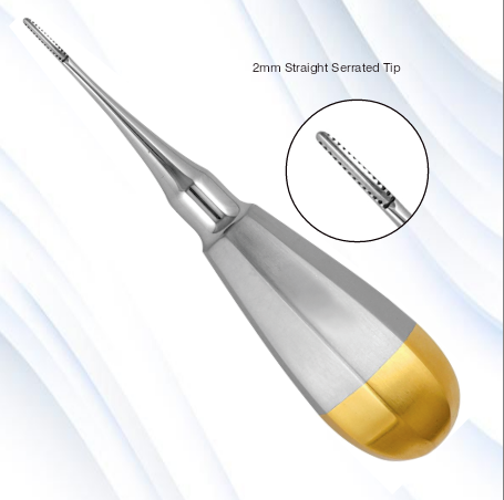 JED-151 Elevator Pedo 2mm Straight Serrated Tip