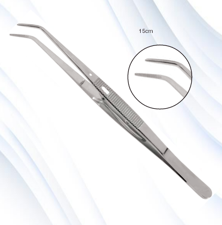 JED-214 Self-locking Tweezer 15cm