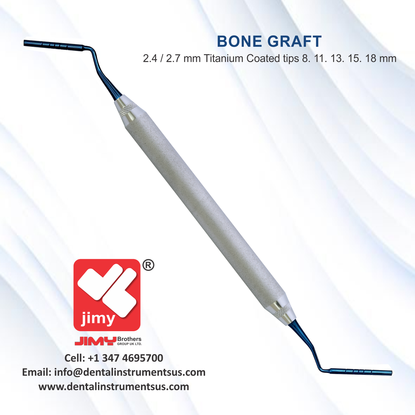 Bone Graft 2.4-2.7mm Titanium 8. 11. 13. 15. 18mm in USA